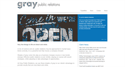 Desktop Screenshot of graypr.com